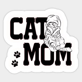 Cat Mom Sticker